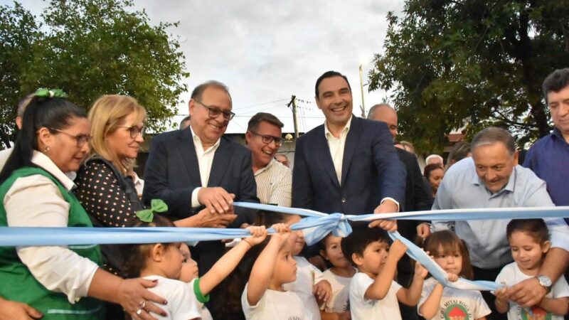 TASSANO Y VALDÉS INAUGURARON OBRAS EN BARRIOS DE LA CIUDAD