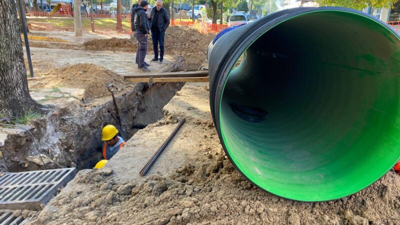 LA MUNICIPALIDAD INICIA LA OBRA DE UN NUEVO PLUVIAL QUE BENEFICIARÁ A MÁS DE CUATRO BARRIOS