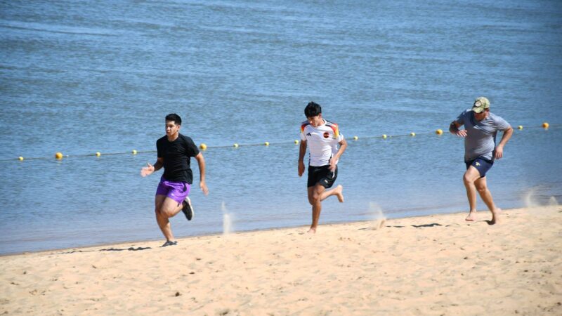INICIARON LAS PRUEBAS DE ADMISIÓN A GUARDAVIDAS PARA REFORZAR LA SEGURIDAD EN LAS PLAYAS